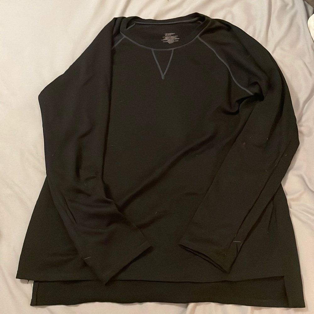 Cuddl Duds black sweater